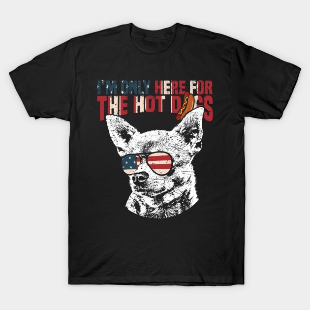 Chihuahua Shirt Funny 4th of July T-Shirt by Madfido